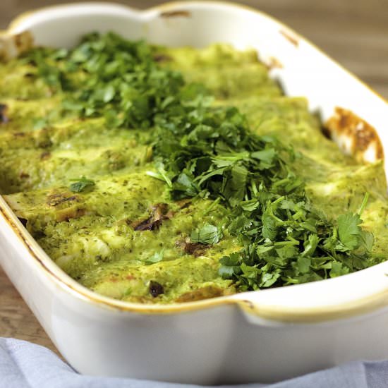 Sweet Potato & Black Bean Enchilada