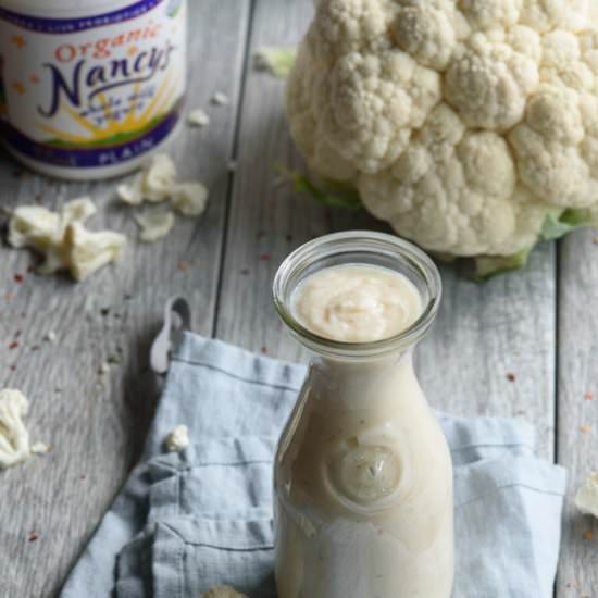 Creamy Yogurt Cauliflower Alfredo