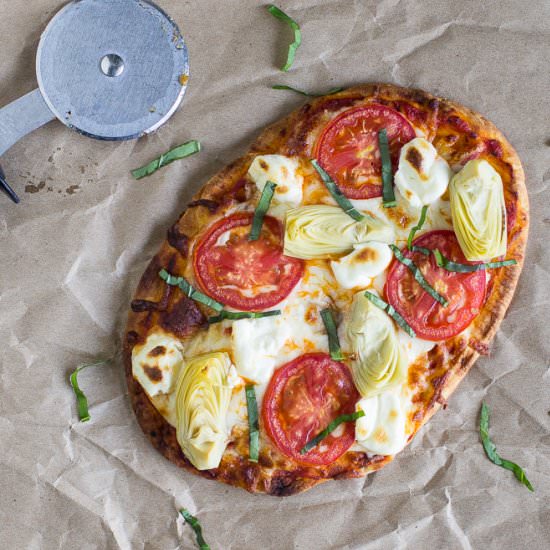 Artichoke A La Mode Flatbread Pizza