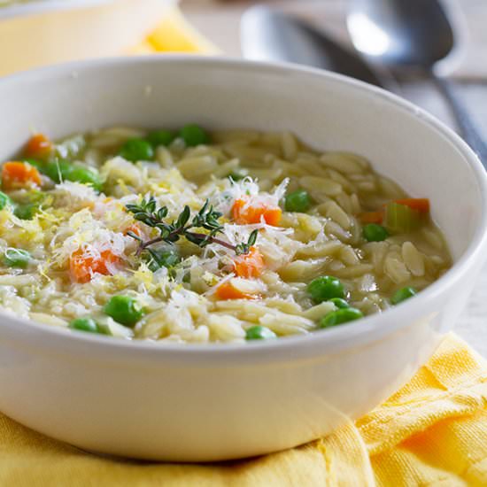 Easy Vegetable Soup with Pasta