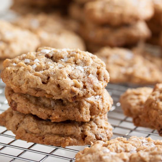oatmeal salted caramel cookies