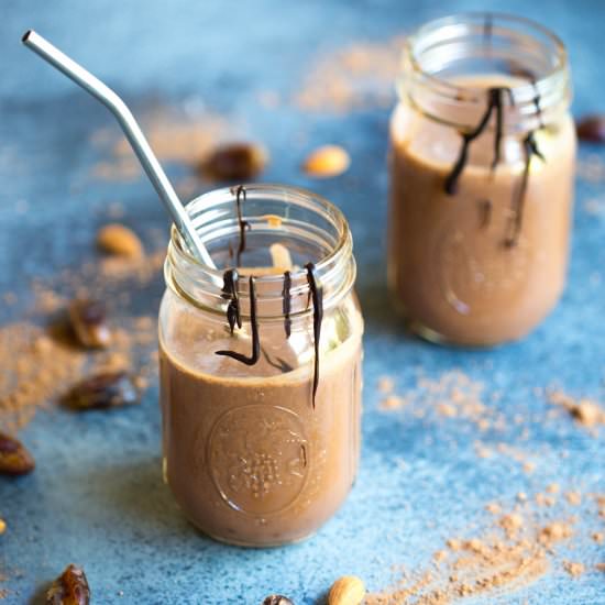 Healthy Black Forest Milkshakes