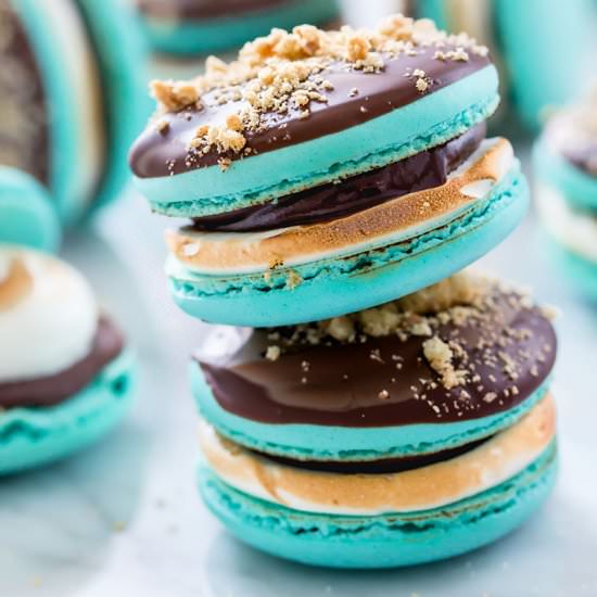 S’mores  Macarons