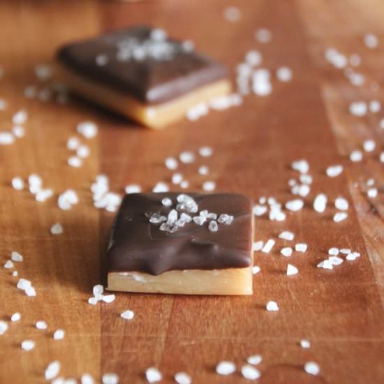 Chocolate Sea Salt Caramels