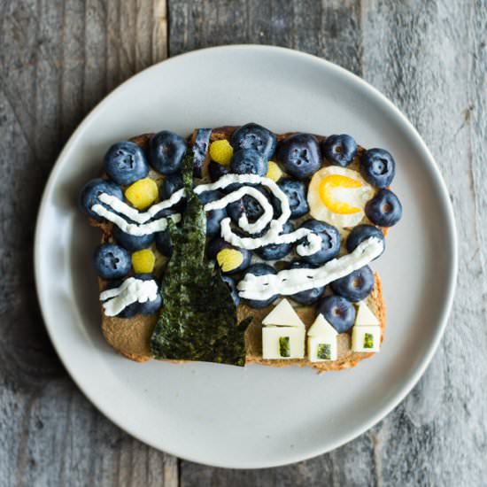 Starry Night on Toast