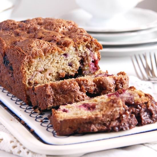 Blackberry Rhubarb Bread