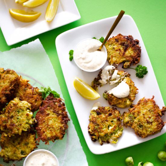 Brussels Sprout Latkes