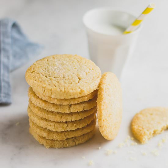 Lemon Sable Cookies
