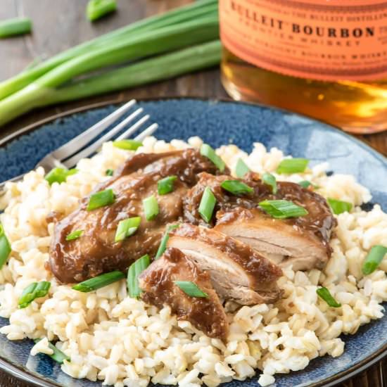 Crock Pot Bourbon Chicken