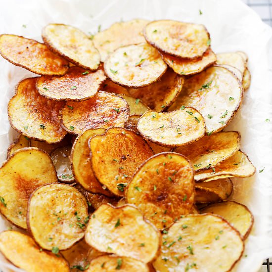 Chili Lime Baked Potato Chips