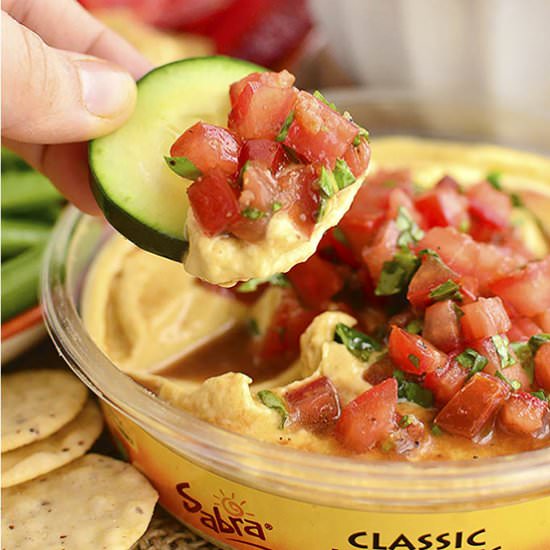 Shortcut Bruschetta Hummus