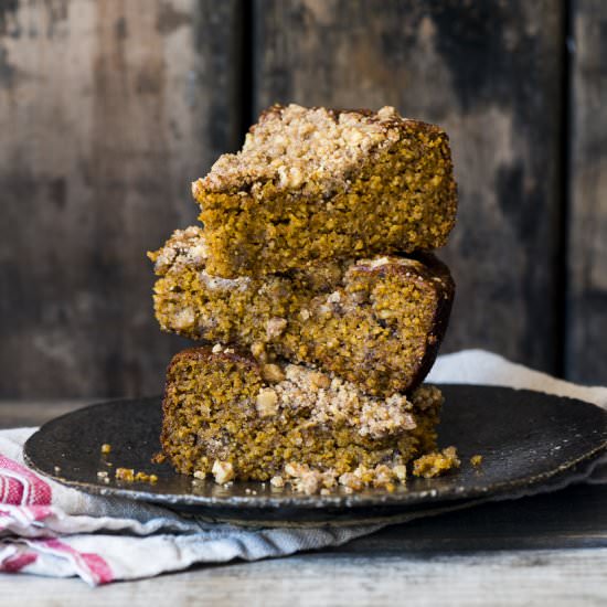 Freekeh Pumpkin Coffee Cake