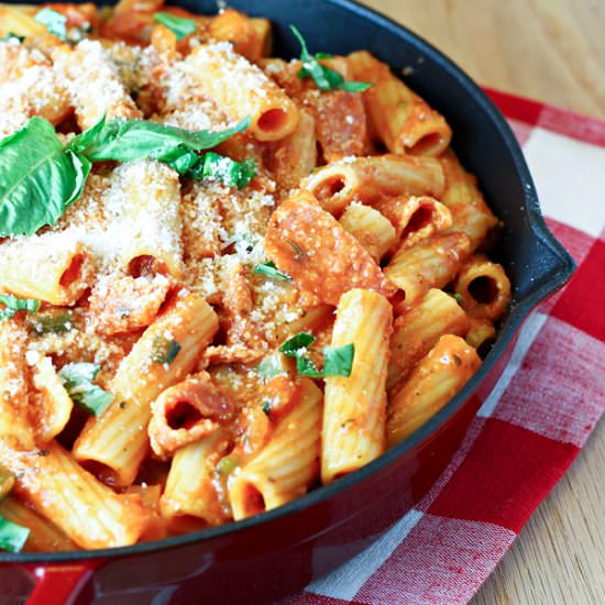 Rigatoni Pizza Skillet