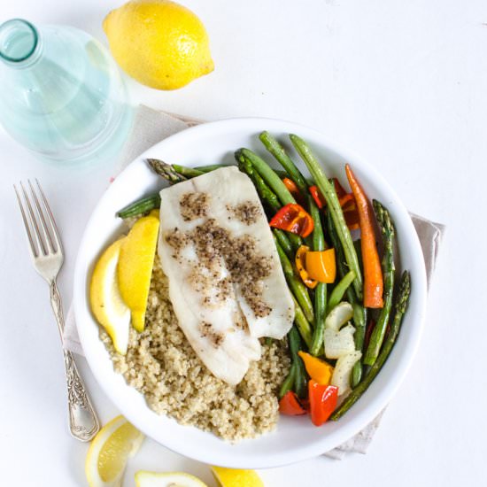 Roasted Tilapia and Vegetables