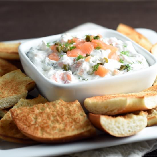 Cream Cheese and Lox Dip