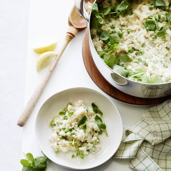 Spring Pea Risotto