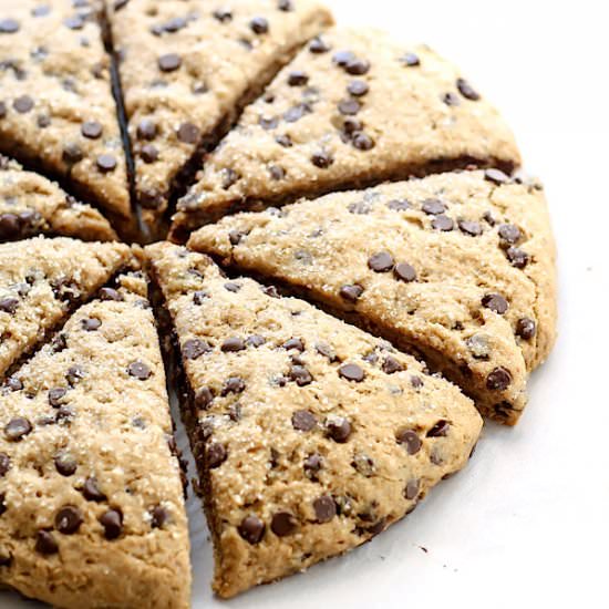 Vegan Chocolate Chip Scones