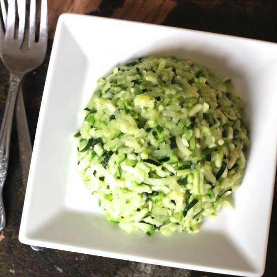 Paleo Zucchini Rice