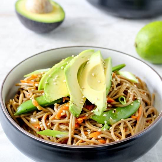 Sesame Soba Noodle Salad