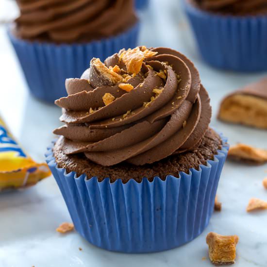Chocolate Peanut Butter Cupcakes