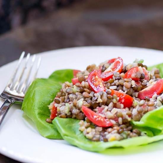 Lentil Salad with Sherry Vinaigrette