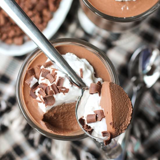Guilt Free Mocha Mousse