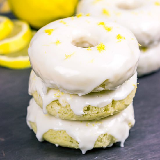 Baked Lemon Doughnuts