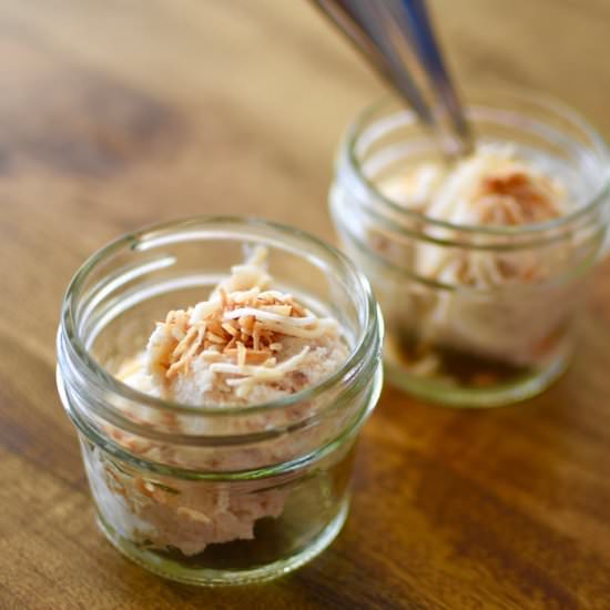 Vegan Coconut Loquat Ice Cream