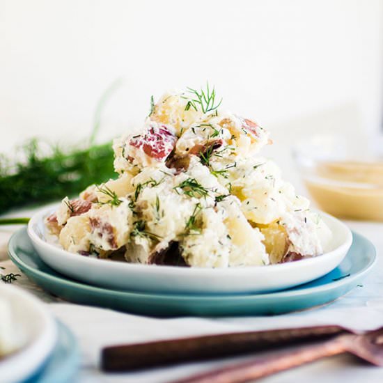lightened up potato salad