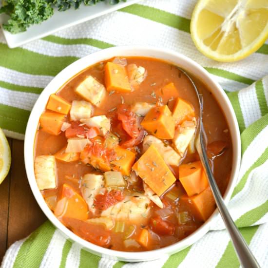 Manhattan Cod Chowder