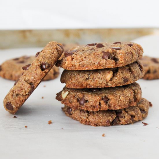 Almond Meal Chocolate Chip Cookies