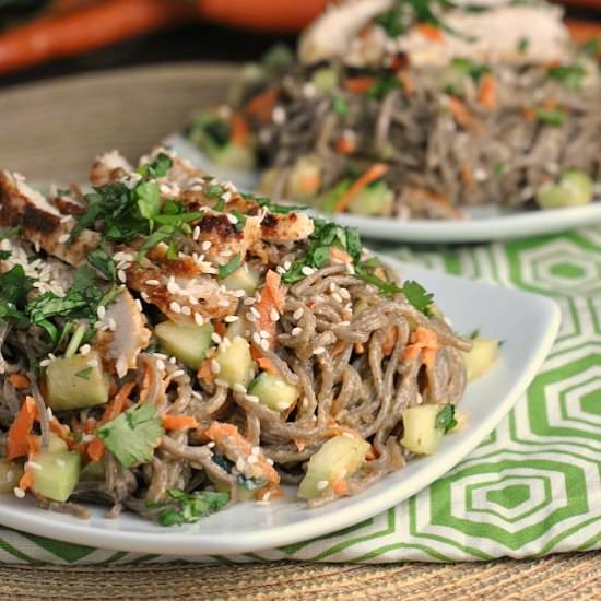 Chopped Chicken Sesame Noodles