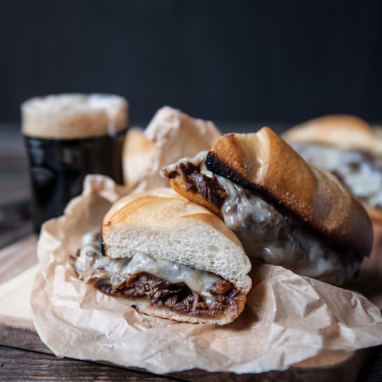 Stout French Onion Soup Beef Sandwich