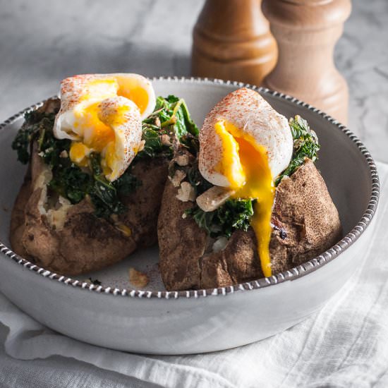 Breakfast Baked Potatoes