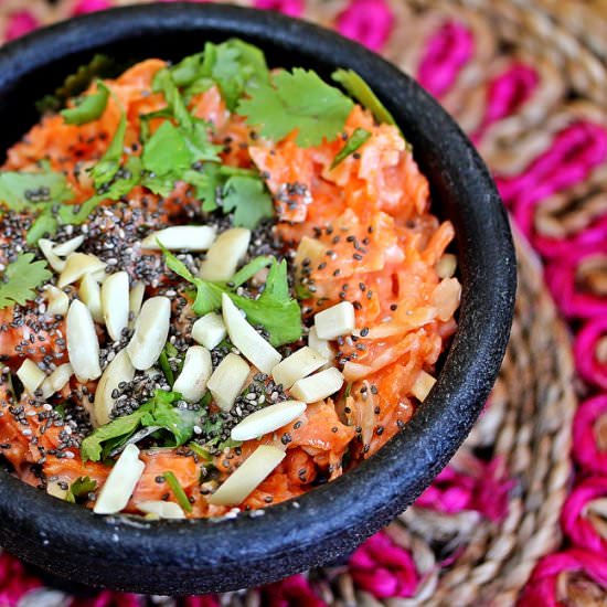 Carrot Slaw with Chia Seeds