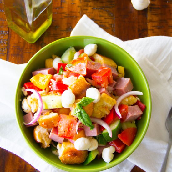 TURKEY PASTRAMI PANZANELLA