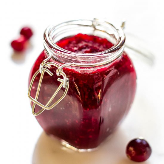 10 Minute Cranberry Jam