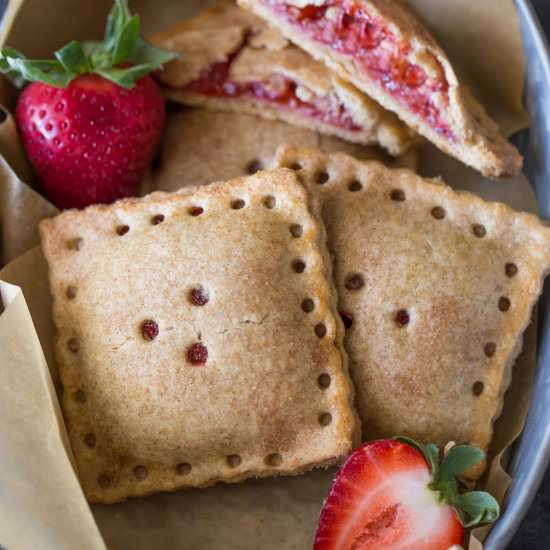 Strawberry Rhubarb Fruit Pockets
