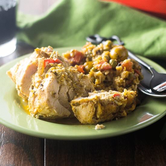 Chicken Sofrito Roulade