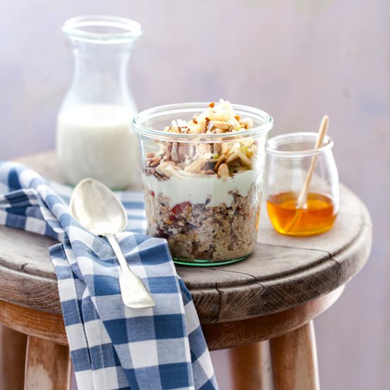 Overnight 5 Grain Bircher Muesli