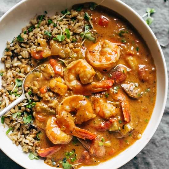 Spicy Weekend Gumbo