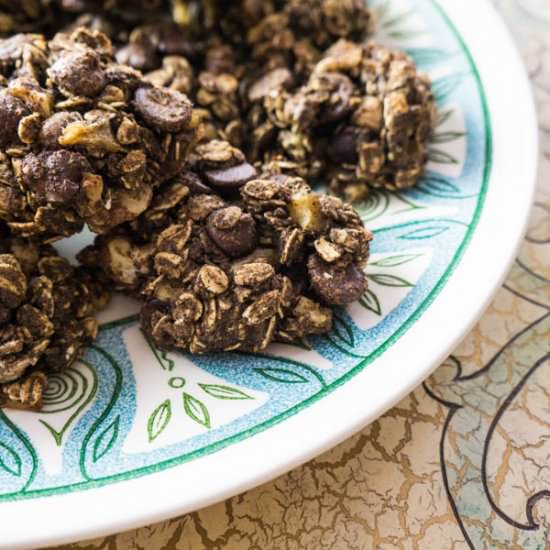 Apple Oat Chocolate Chip Cookies