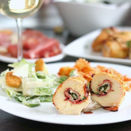 Grilled Italian Chicken Rollettes
