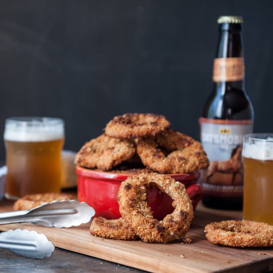 Crispy Oven Baked Onion Rings