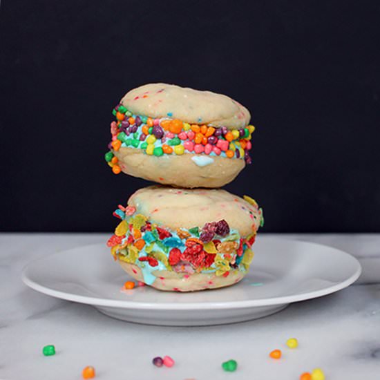 Funfetti Ice Cream Sandwiches