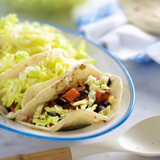 Sweet Potato and Black Bean Tacos
