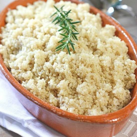 How to Oven Bake Quinoa and Rice