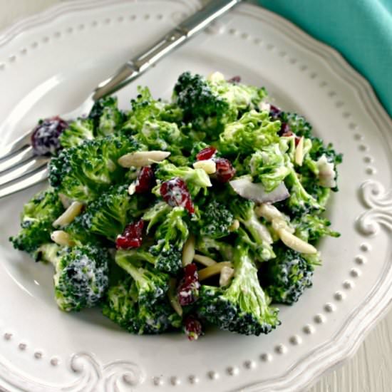 Lightened Up Broccoli Salad