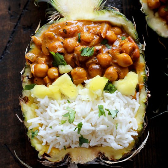Vegan Tikka Masala with Pineapple