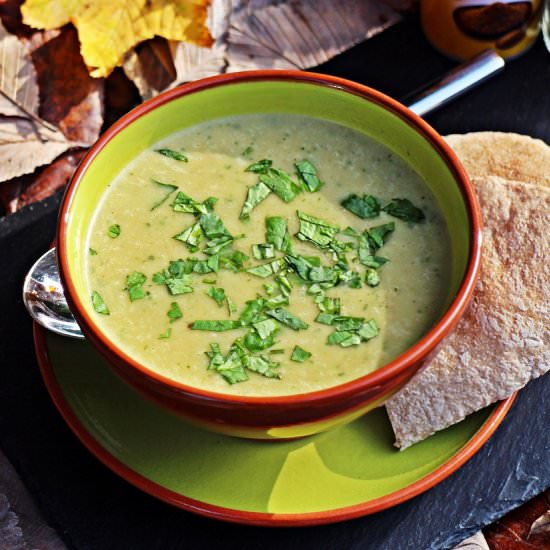 Curried Parsnip and Coriander Soup